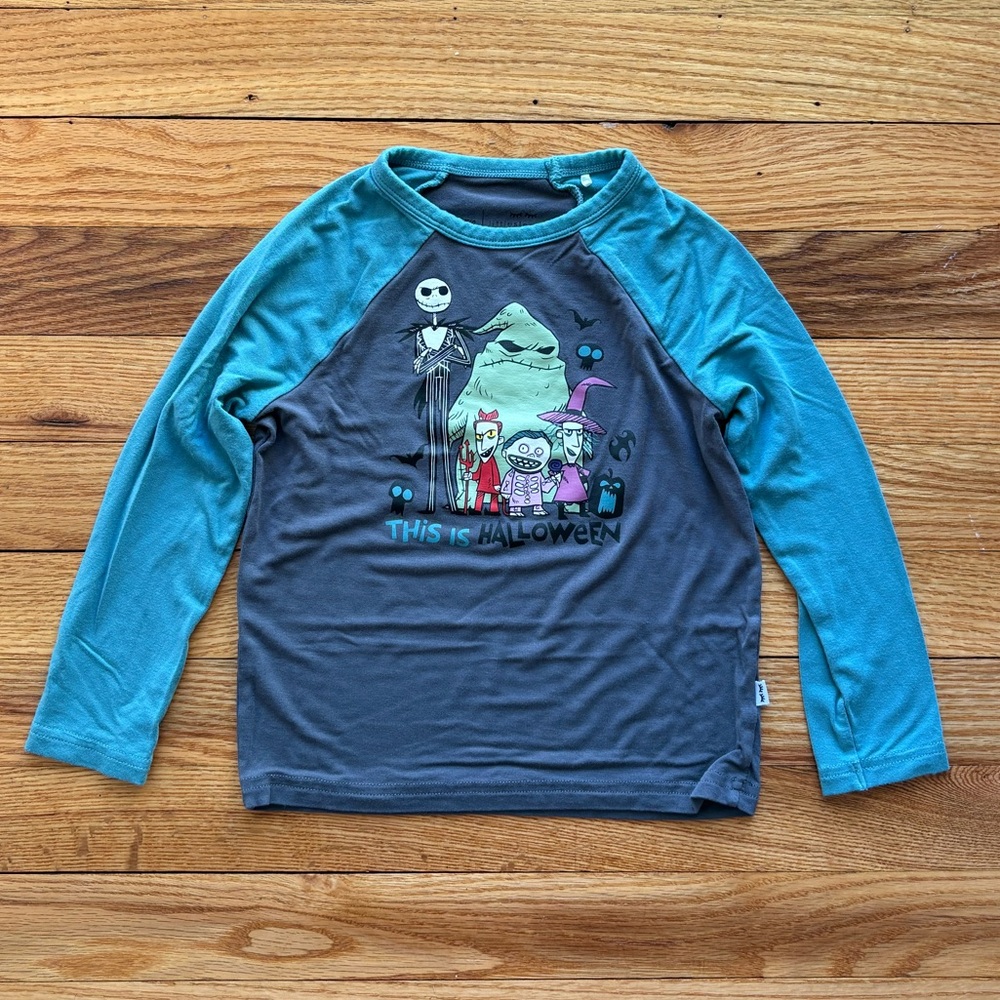Little Sleepies Nightmare Before Christmas Long Sleeve Tee Size 2T